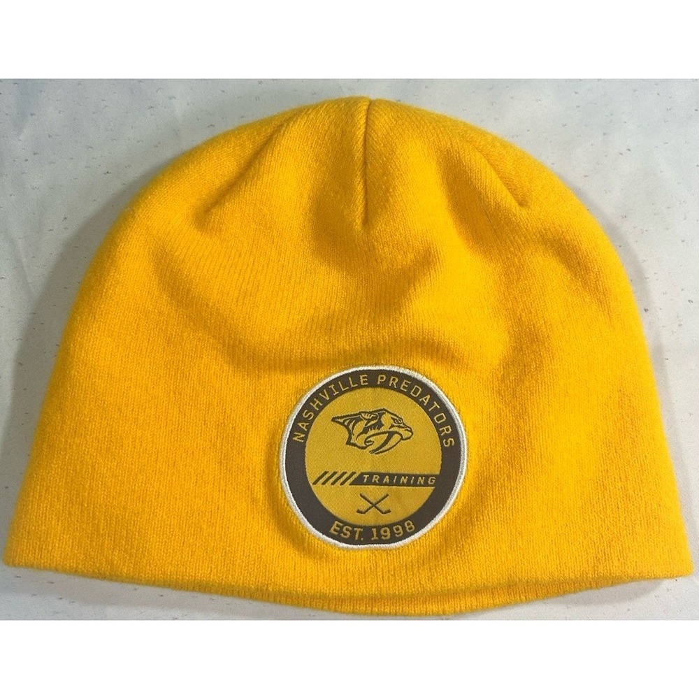 Nashville Predators Yellow Knit Beanie NHL Hockey Winter Hat One Size